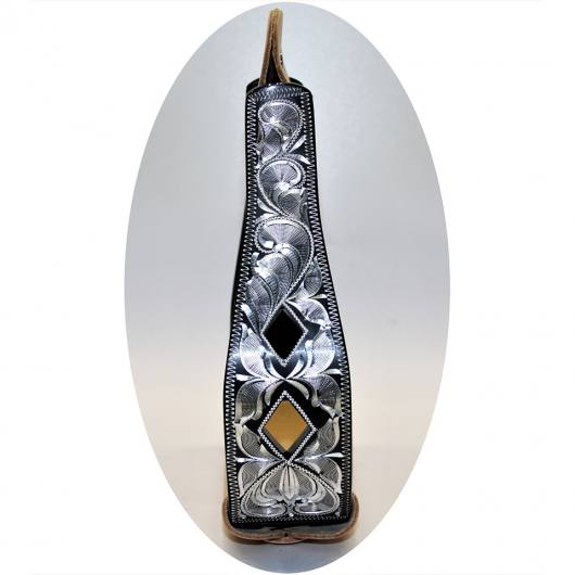 Schicke Western Metallsteigbügel Diamond mit Diamant Muster im Onlineshop für Westernreiten günstig bestellen