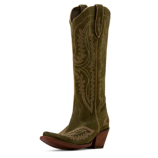 Ariat Westernboot Casanova X-Toe Soft Olive Suede