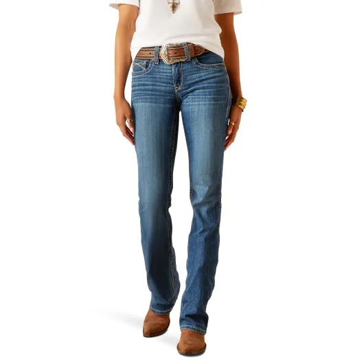 Pantaloni Da Equitazione Ariat Olympia - Donna, Vita Bassa, Colore Beige