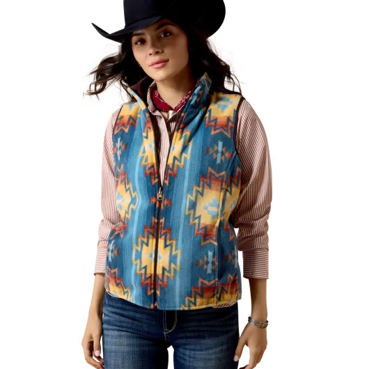 Ariat Dilon 2.0 Reversible Insulated Vest Chocolate Plum - Lakeside Southwest