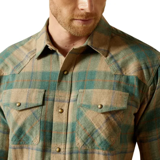 Ariat Herren Western Snap Shirt Huxlee Retro Fit
