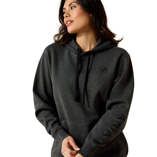 Ariat Logo Hood 2.0 Charcoal Heather
