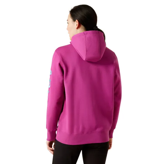 Ariat Rebar Graphic Hoodie WILLOWHERB|MAUI BLUE