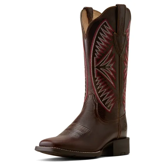 Ariat Damen Westernboots Round Up Ruidoso Arizona Brown