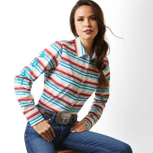 Ariat Team Kirby Stretch Shirt Serape Westernreitshop Online Shop