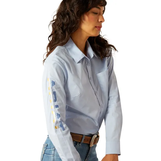 Ariat Team Kirby Stretch Western Shirt  KENTUCKY BLUE