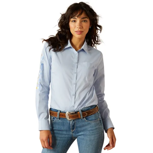 Ariat Team Kirby Stretch Western Shirt  KENTUCKY BLUE