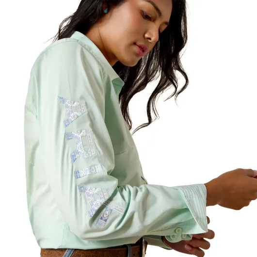 Ariat Team Shirt Kirby Dusty Aqua