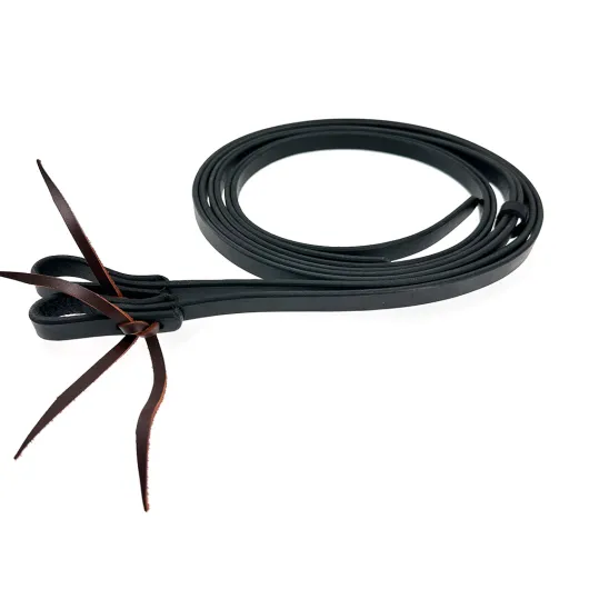 BCL Westernzügel Latigoleder Schwarz 8' x 5/8