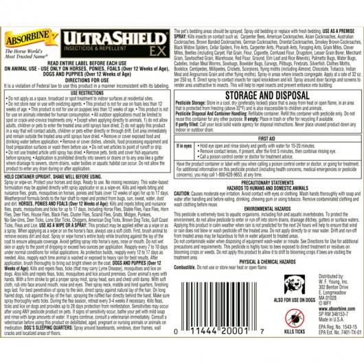 Fliegenspray Absorbine Ultra Shield Black