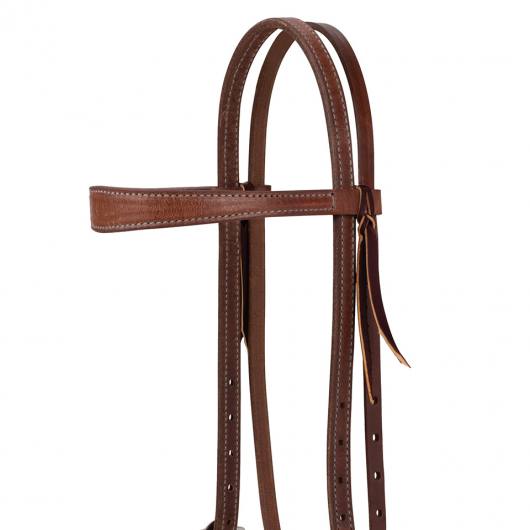 Harnessleder Westernkopfstück Turquoise Flower Buckle