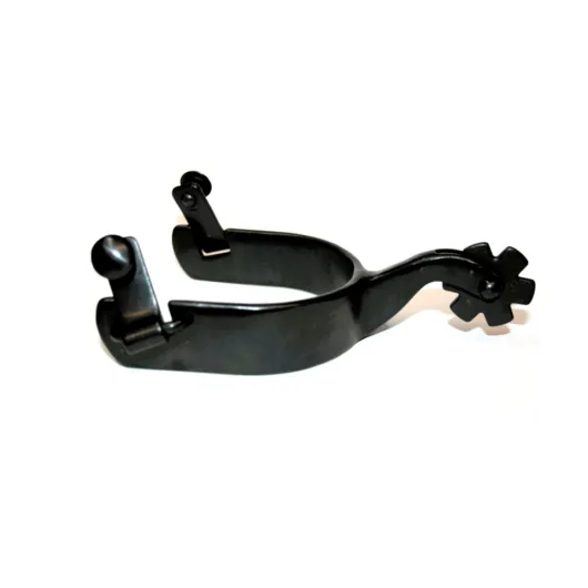 Sporen schwarz satiniert