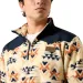 Ariat Basis Fleece Pullover Oxford Tan - Arrows