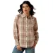 Ariat Billie Jean Shirt White Pepper - Coral Plaid