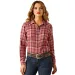 Ariat Billy Jean Western Shirt Sunkissed Plaid