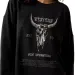 Ariat Canvas Oversized Long Sleeve T-Shirt Black Acid Wash