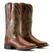 Ariat Captivate Wide Square Toe Western Boot DARK TAN TITANIUM
