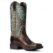 Ariat Damen Westernstiefel Lonestar Chocolate Chip - Leopard Print