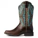 Ariat Damen Westernstiefel Lonestar Chocolate Chip - Leopard Print