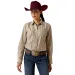 Ariat Damenbluse Kirby Chocolate Plum Gold Stripe
