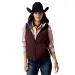 Ariat Dilon 2.0 Reversible Insulated Vest Chocolate Plum - Lakeside Southwest