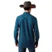 Ariat Fitted Westernshirt Claude - Sailor Blue Micro Geometric Print