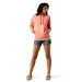 Ariat Logo Hoodie 2.0 Peach - Amber Heather