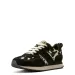 Ariat Ranch Runner Black Suede - Black & White Hair On