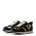 Ariat Ranch Runner Black Suede - Black & White Hair On