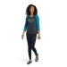 Ariat REAL Freedom Shirt Charcoal - Leopard