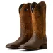 Ariat Westernreitstiefel Round Up Ryder Dark Cacao - Distressed Leopard