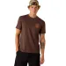 Ariat Stripe Patriotic Badge T-Shirt Brown Heather