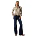 Ariat Western Billie Jean Shirt Horizon Plaid
