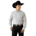 Ariat Western Herrenhemd Crow - White Longhorn Stripe