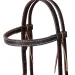 Weaver Western Havana Brown Leather Headstall Cactus