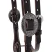 Weaver Western Havana Brown Leather Headstall Cactus
