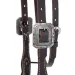 Weaver Western Havana Brown Leather Headstall Arrow