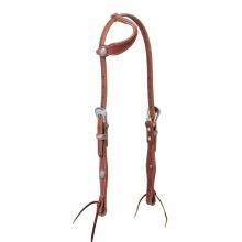 Western Einohr Kopfstück Harness Leder mit Concho