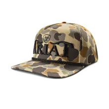 Ariat Camo 3D Embroidered Cap Khaki