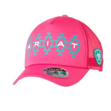 Ariat Cap Youth Pink Aztek