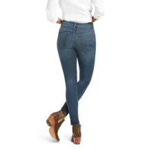 Ariat Damenjeans Premium High Rise Skinny Ocean Blue