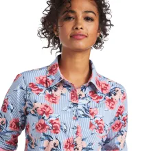 Ariat Kirby Stretch Shirt Austin Floral Stripe