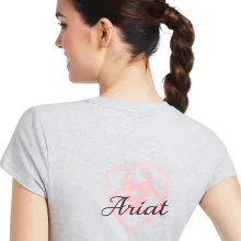 Ariat Logo Script T-Shirt Heather Grey