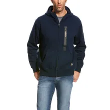 Ariat Rebar Workman Full Zip Hoodie dunkelblau