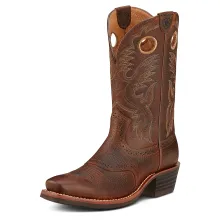 Ariat Westernboots Heritage Roughstock Brown Oiled Rowdy