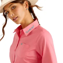 Ariat Wrinkle Resist Team Shirt Camellia Rose