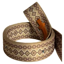 Mustang Nylon Tiestrap Snake Print Brown