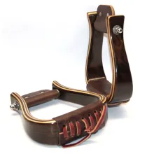 Premium Holz Steigbügel Dunkel