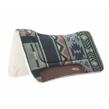 Weaver All Purpose Contoured Saddlepad Aztec- Ultimate Gray/Blue Nights