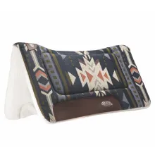 Weaver All Purpose Contoured Saddlepad Santa Fe - Navy/Off White